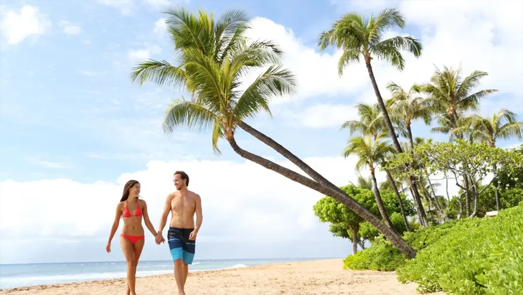 A couple in Maui